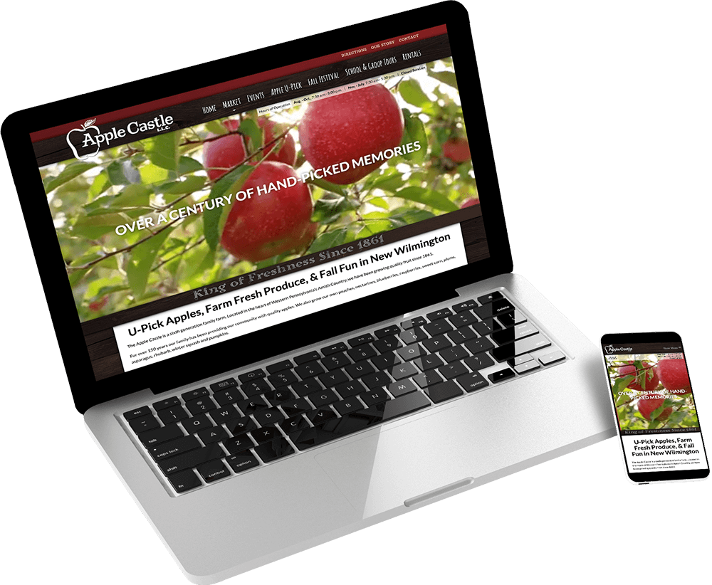 Responsive design services for mobile devices by Farm Web Design LLC